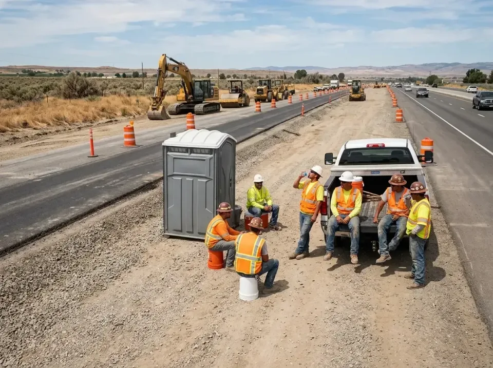 highway-road-construction-crew-007 — frequently asked questions, Porta Potty and Restroom Rentals in Central, LA